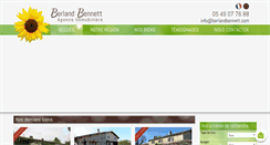Desktop Screenshot of agence-berland-bennett.com