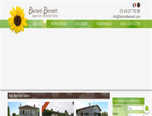 Tablet Screenshot of agence-berland-bennett.com